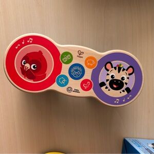 Baby Einstein Upbeat Tunes Magic Touch wooden Drum musical Toy